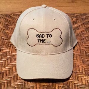 Bad to the bone baseball hat.
